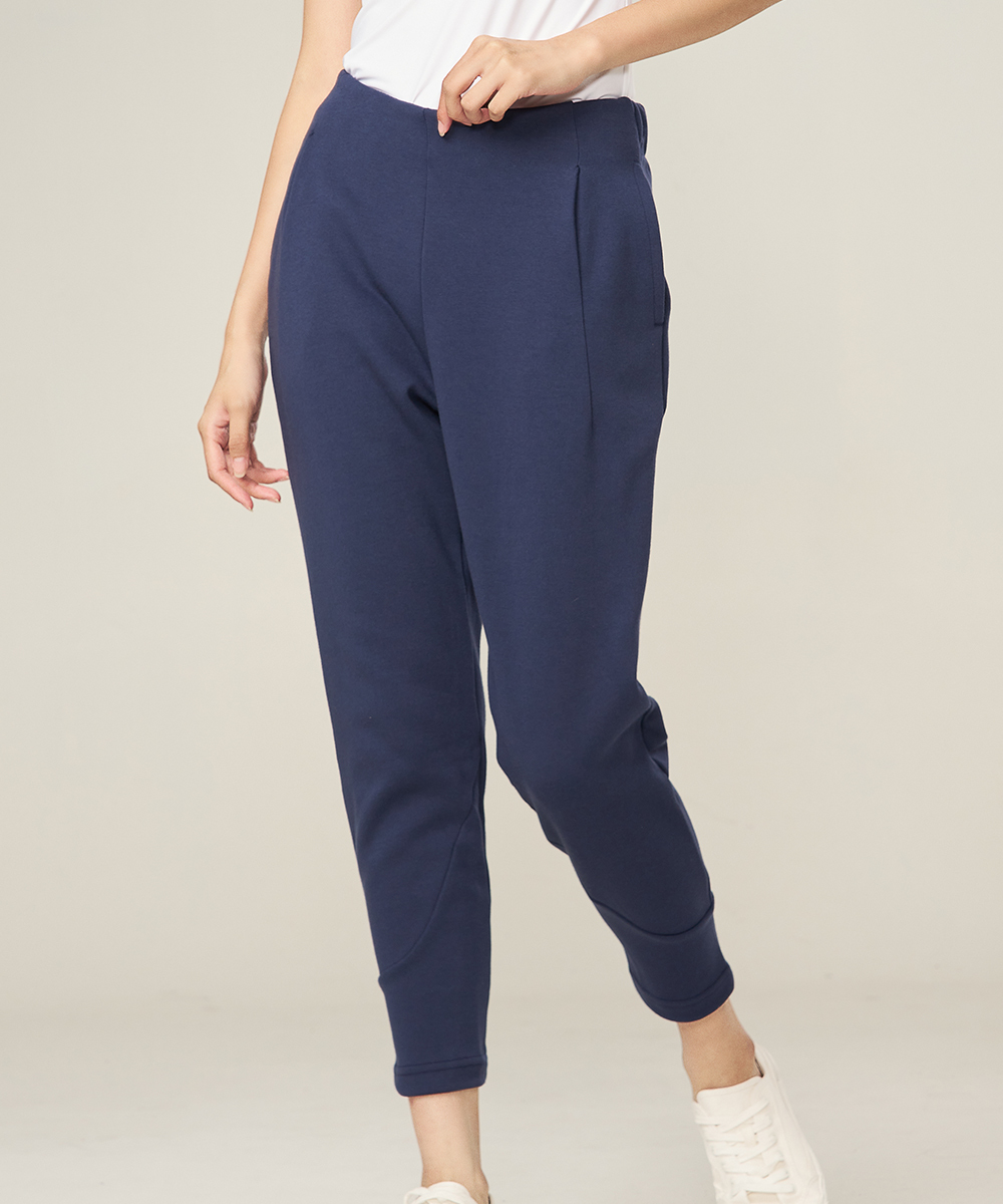 YA系列 羅馬布女縮口長褲 UE0K1325