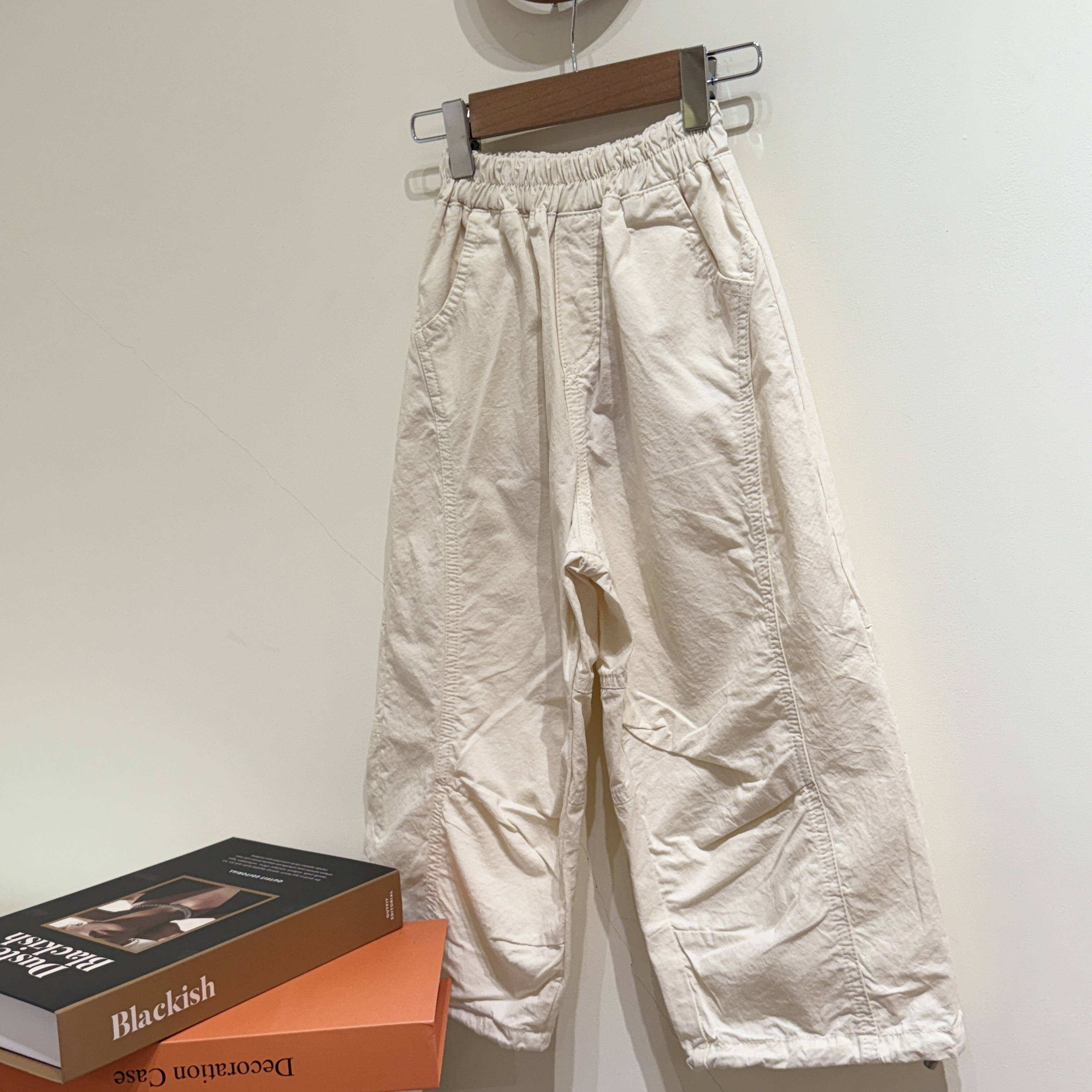 韓國 Article- 25秋 白色工裝褲