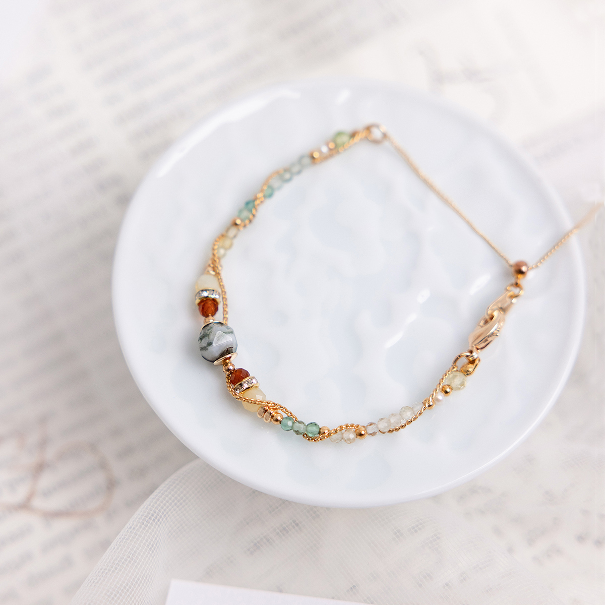 《十一周年慶限定款》記憶 – 水草瑪瑙 – 手鍊