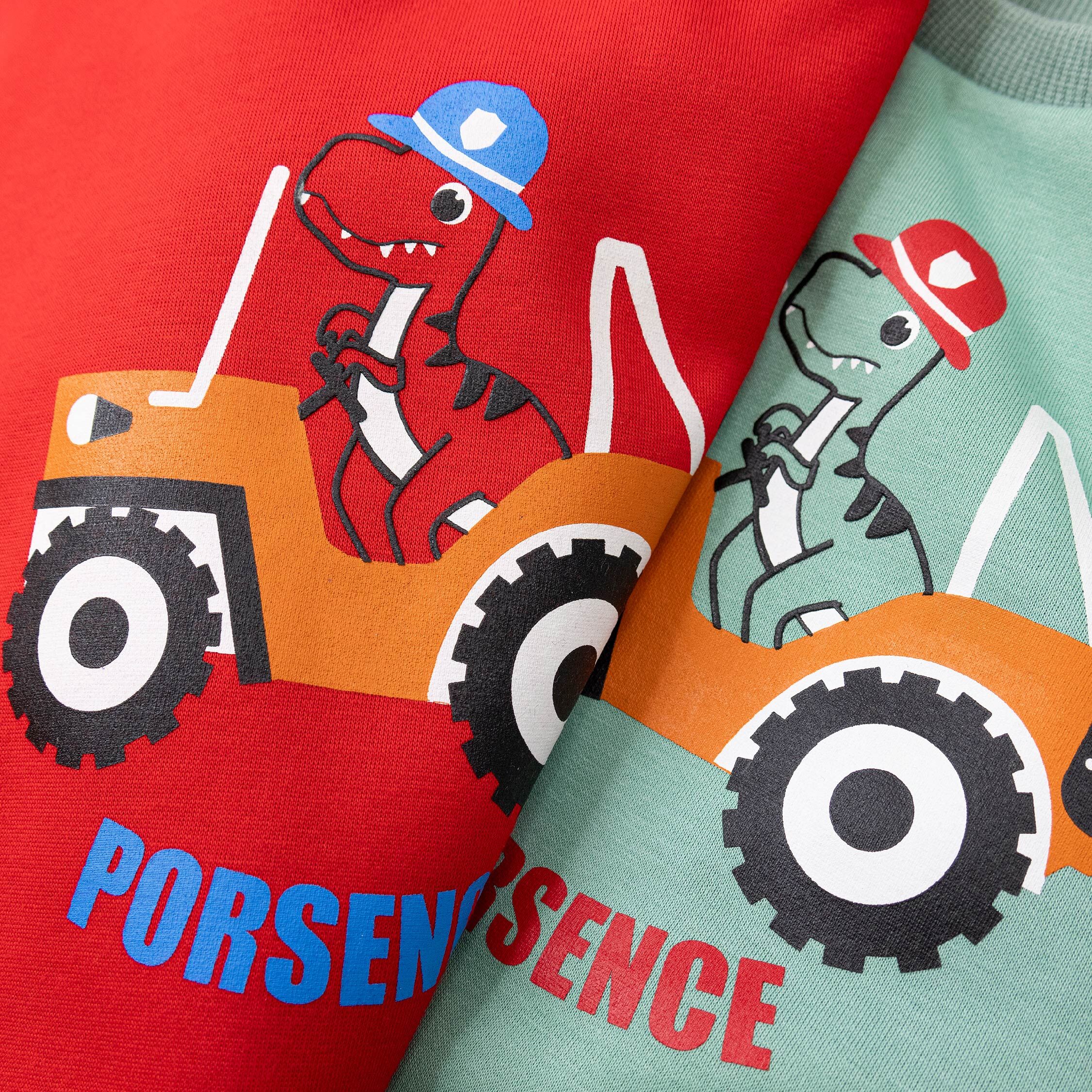 波紳士【22518】勤奮開車小恐龍加絨上衣＊二色