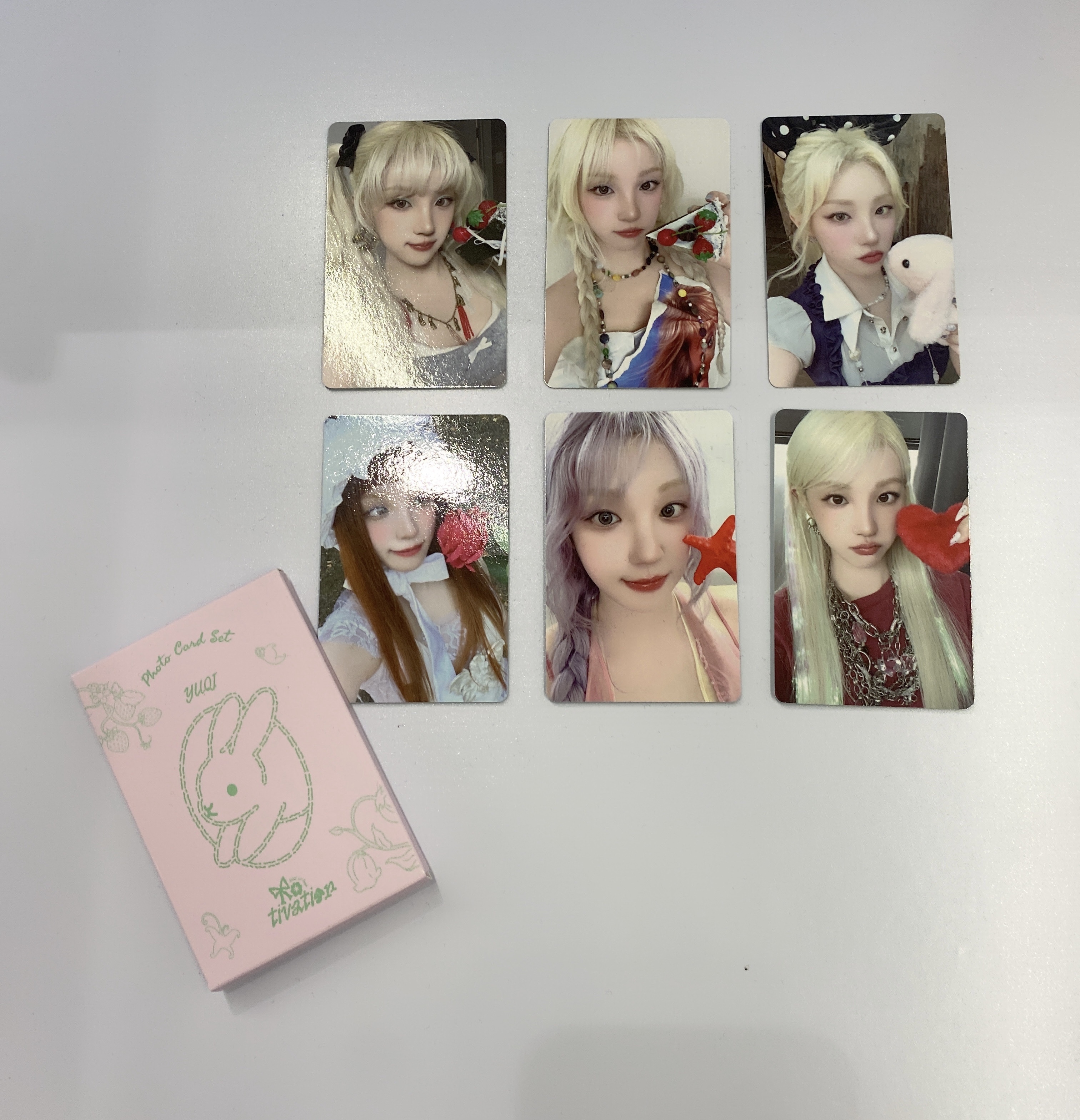 YUQI Motivation popup photo card set