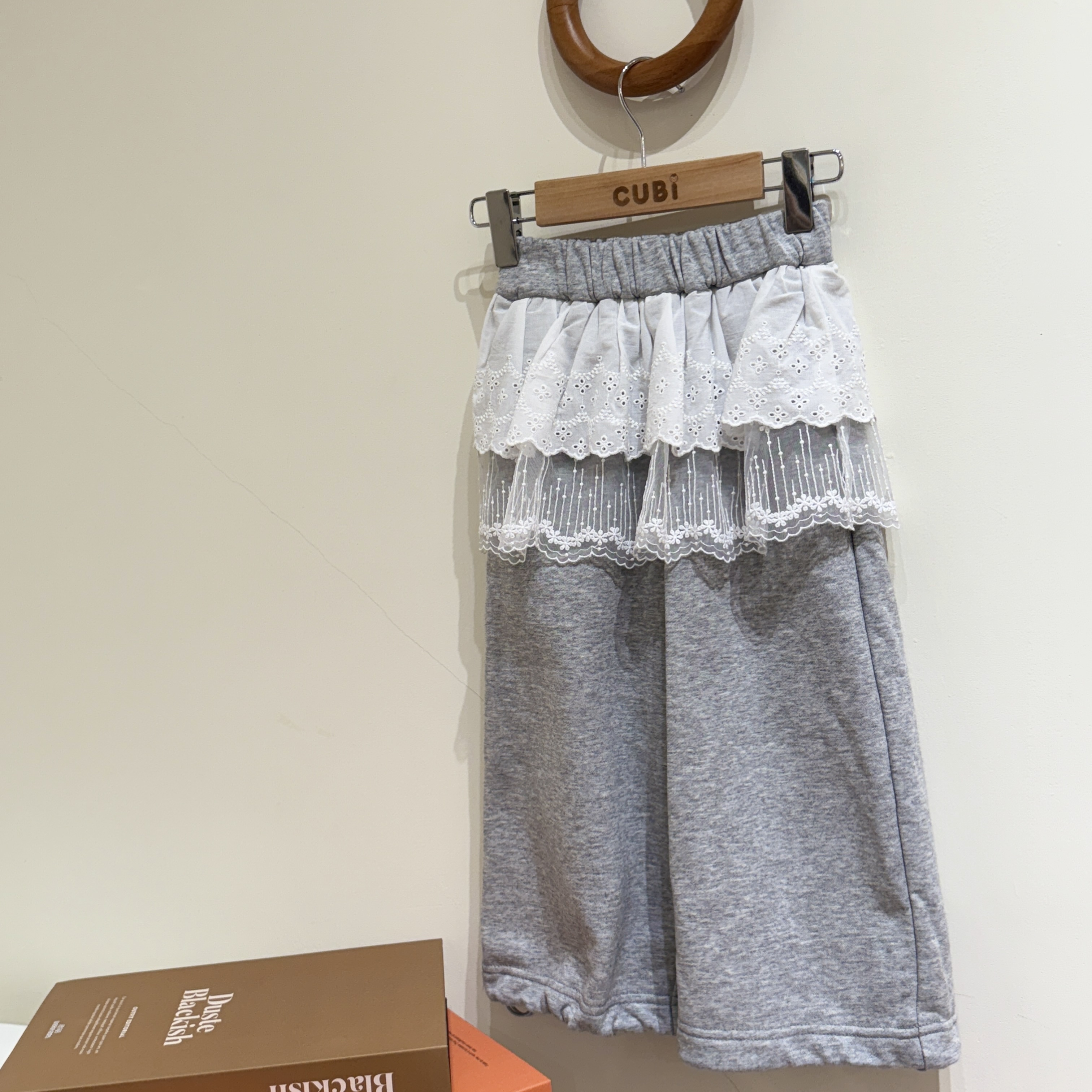 25秋 蕾絲造型棉褲（可縮口）