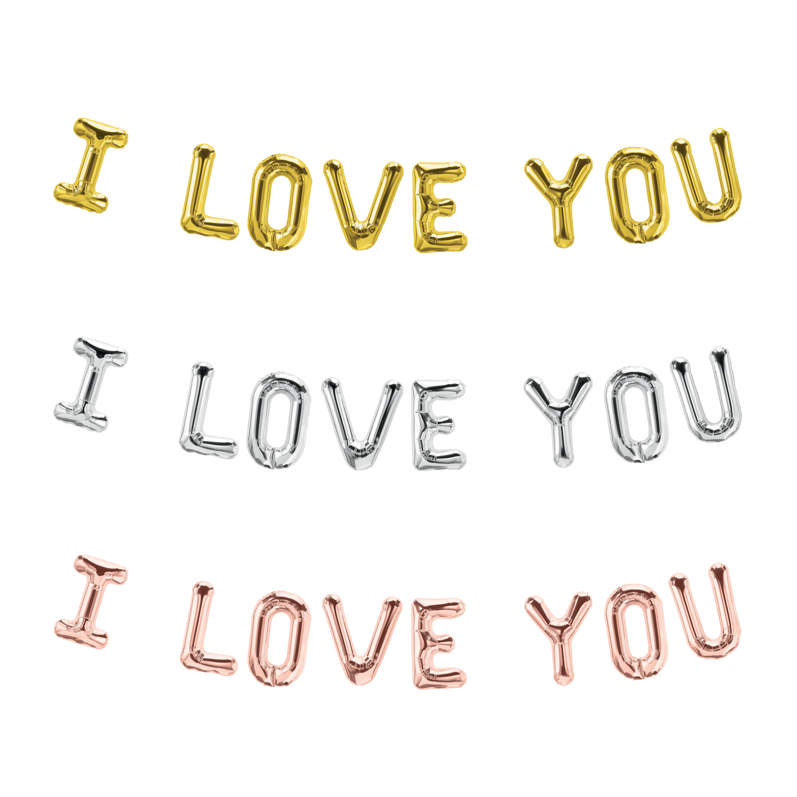 字母數字丨I LOVE YOU- 16吋