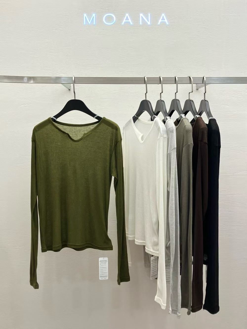 MK5009 秋冬基礎好穿薄打底上衣