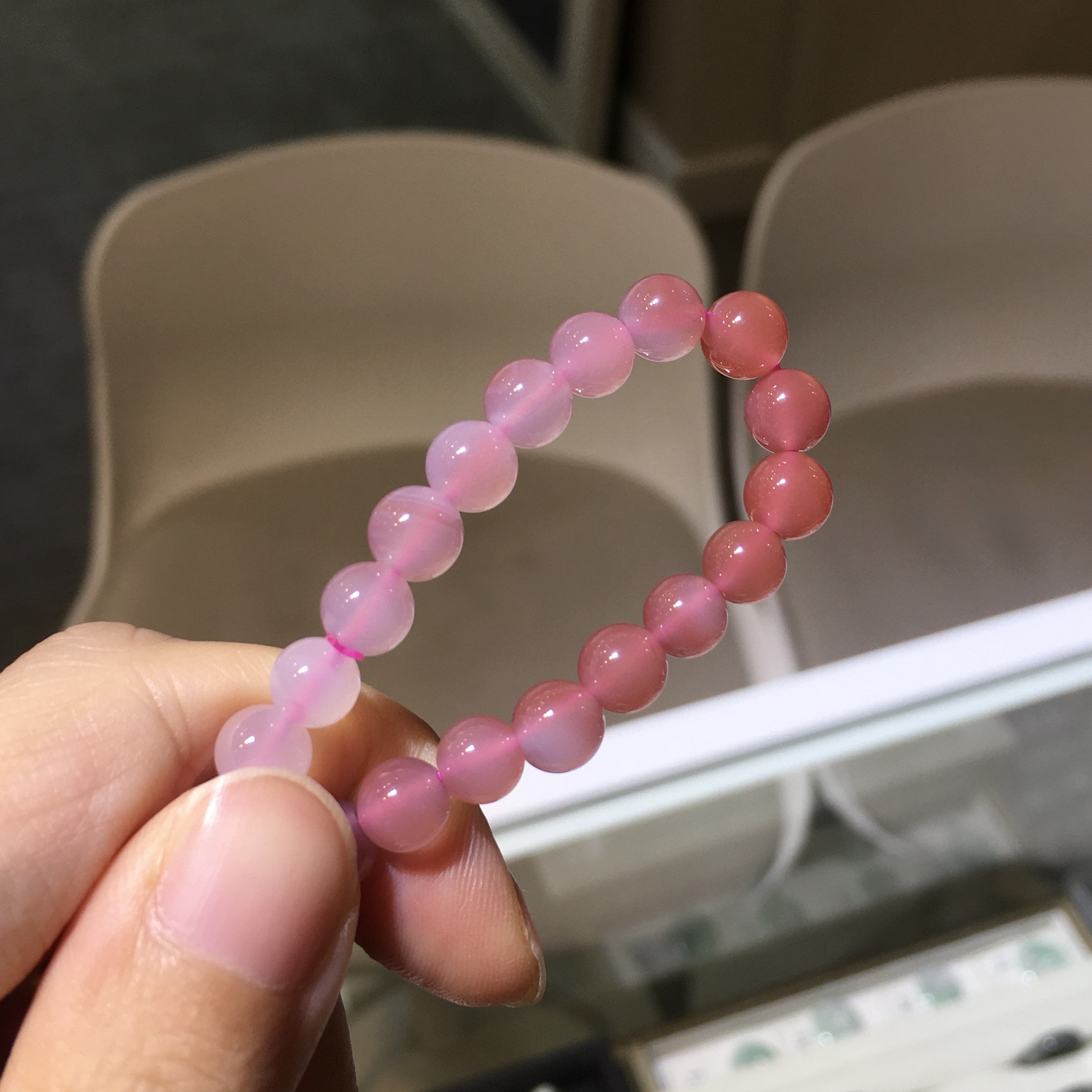 緋紅瑪瑙手串 58186 6.5mm