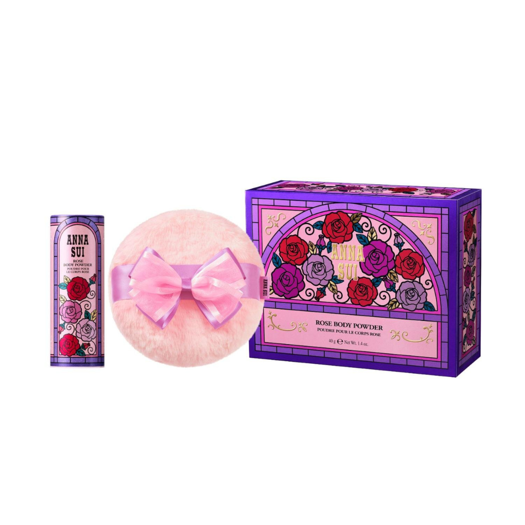 [限定] ANNA SUI Rose Body Powder 玫瑰香體粉 40g