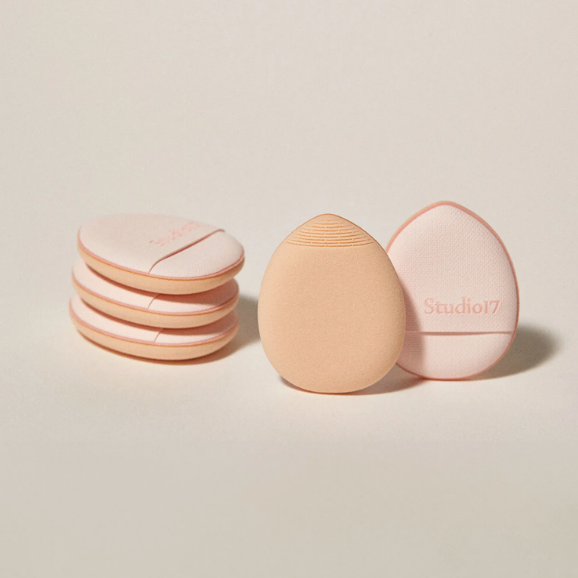 胭脂遮瑕必備工具🔥Studio 17 Brush Fit  Finger Puff 5PCS 手指粉撲5個裝（連收納盒1P）