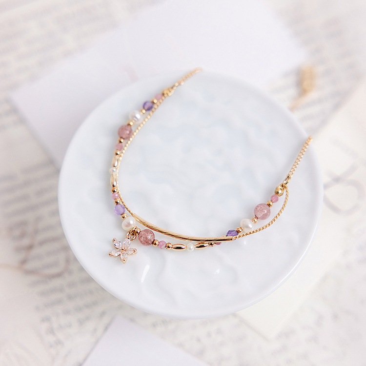 《十一周年慶限定款》祝福 – 草莓晶 – 手鍊