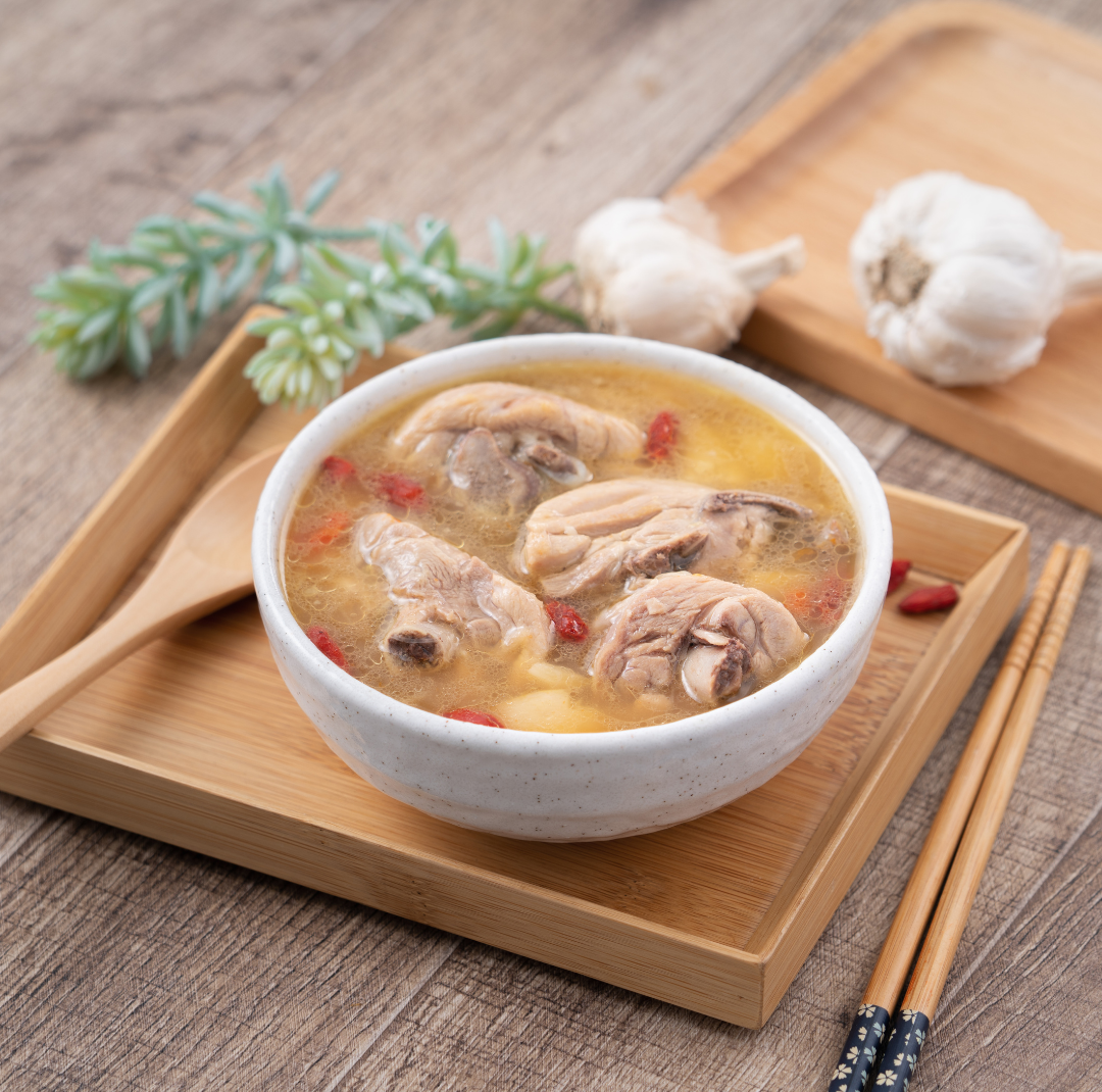 蒜頭雞湯