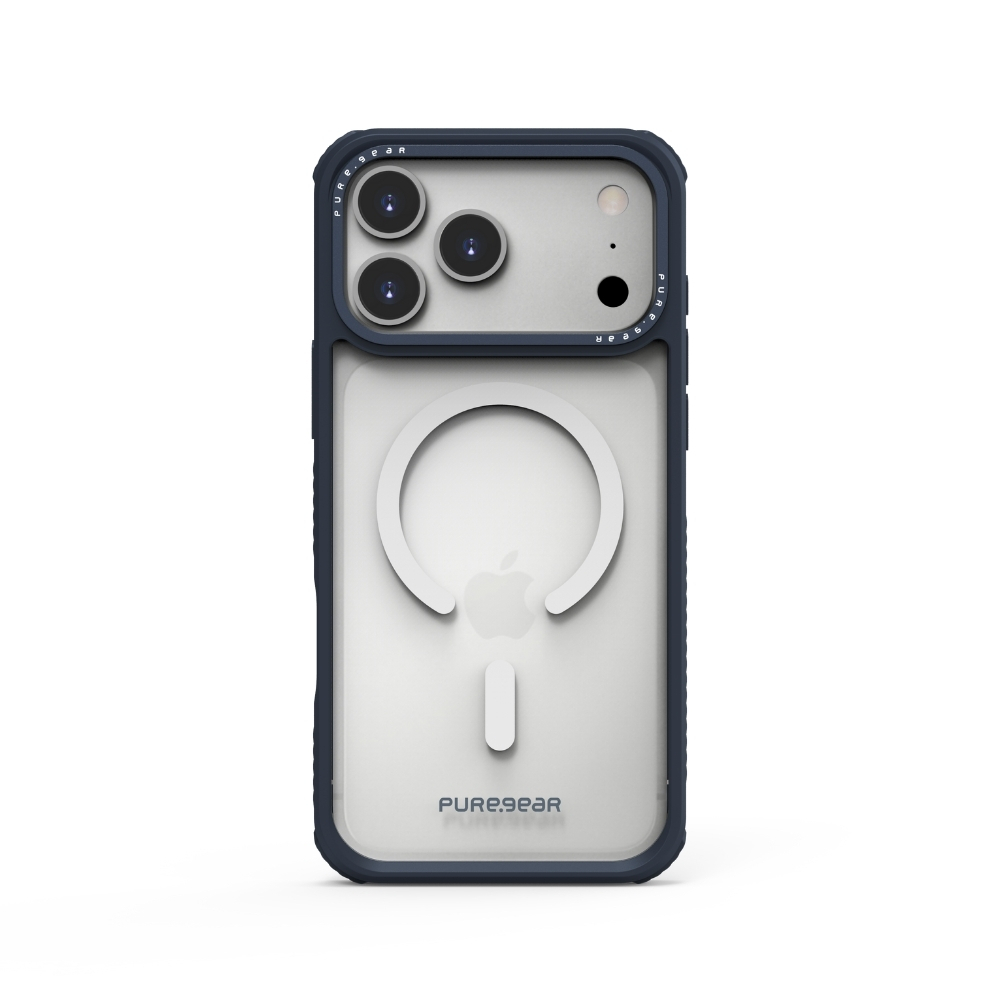 iPhone 17 坦克透明防摔手機殼MagSafe / 海軍藍