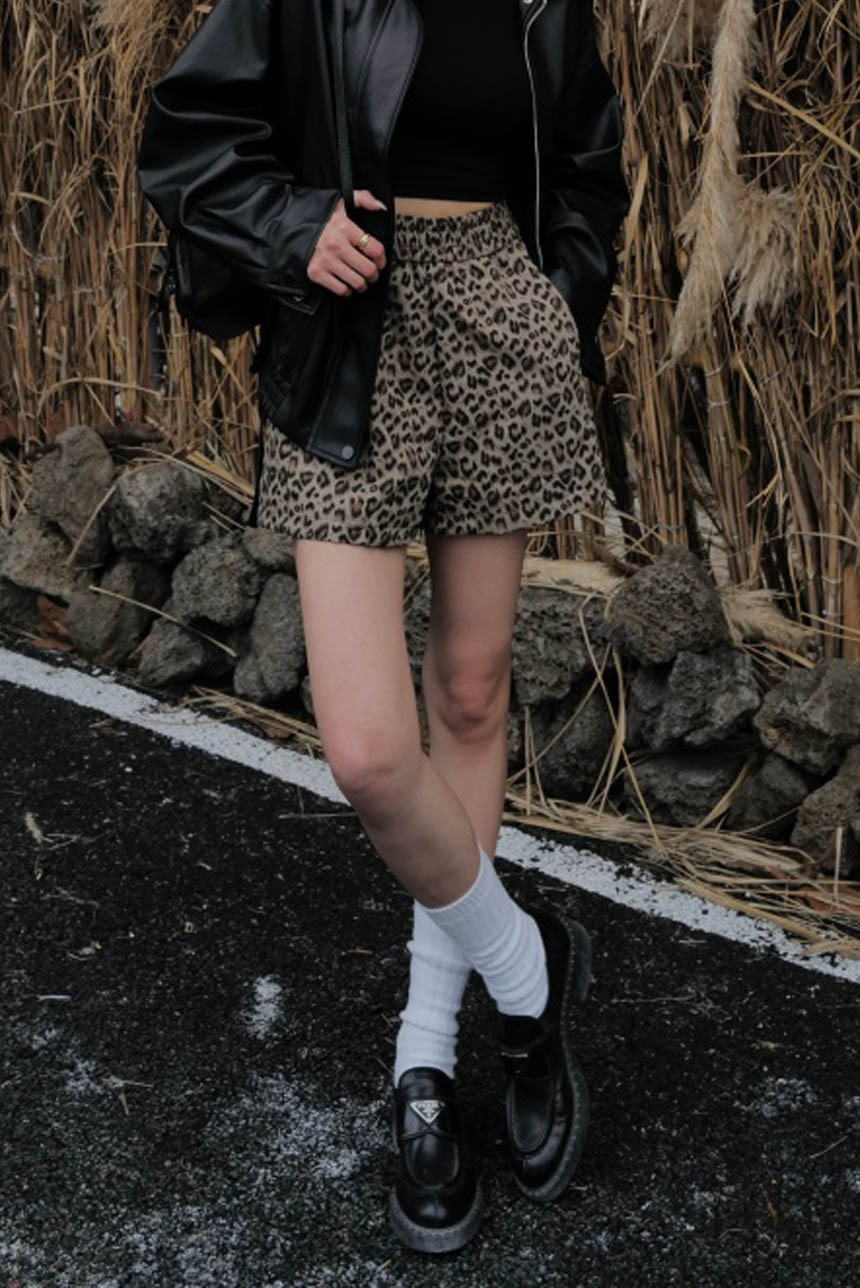 豹紋短褲*2色