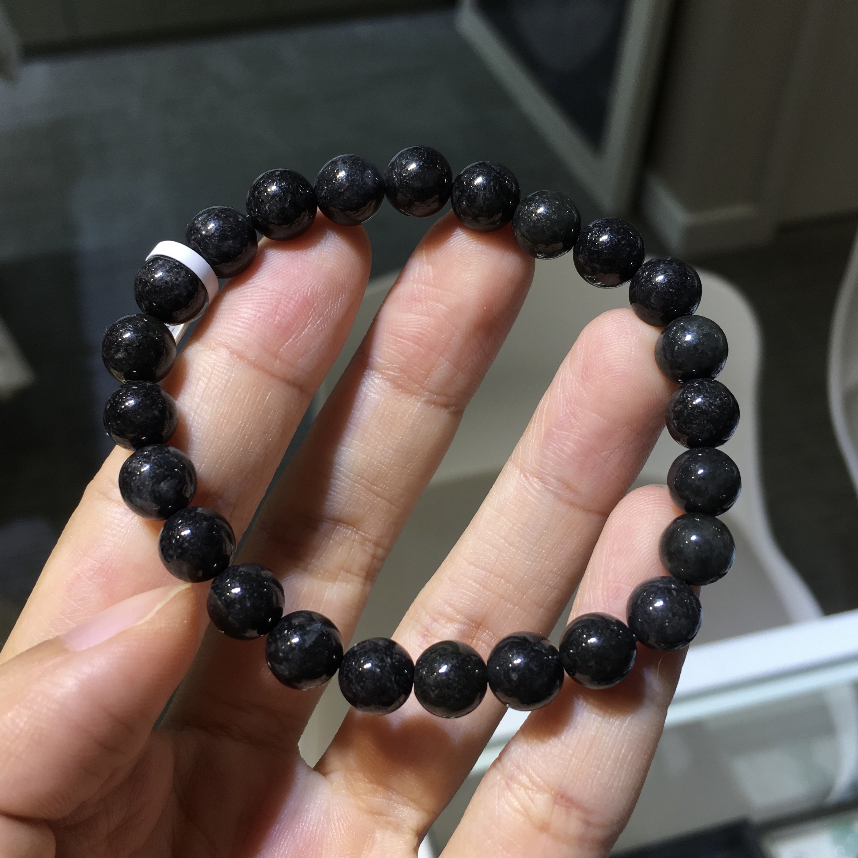 黑翡翠手串 8mm (004)