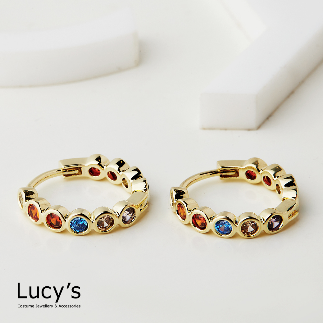 幻彩泡泡 易扣耳環 (121268)