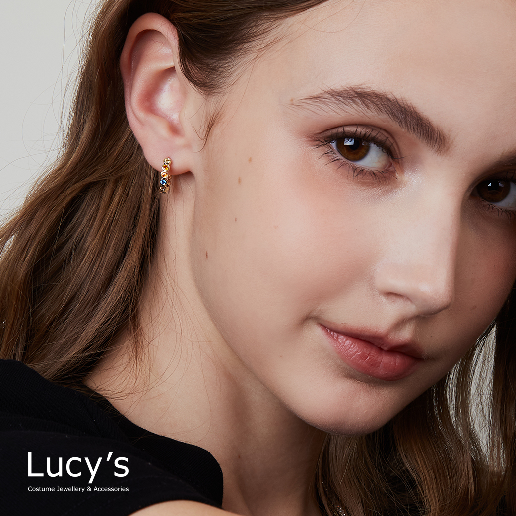 幻彩泡泡 易扣耳環 (121268)