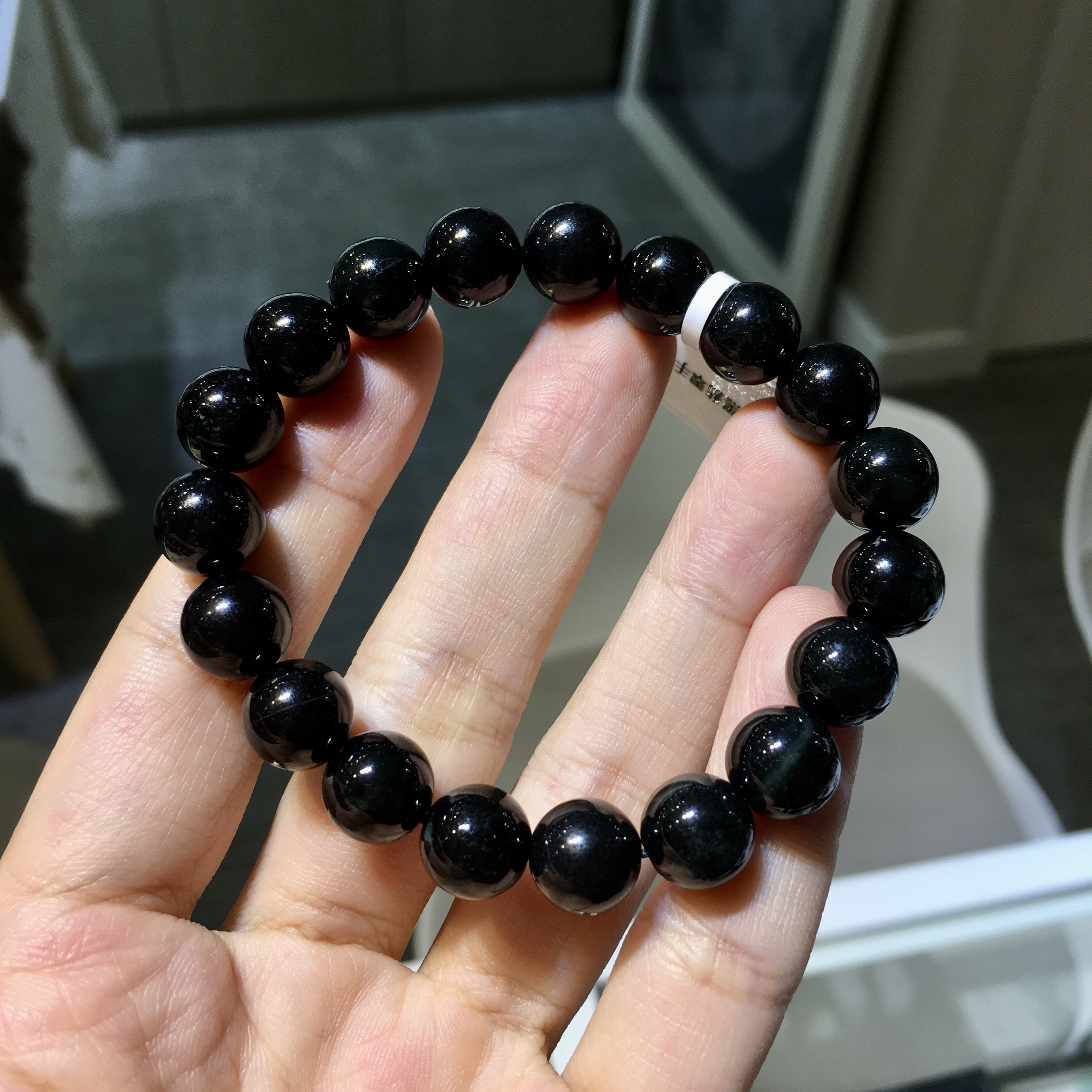 黑翡翠手串 10mm (003)