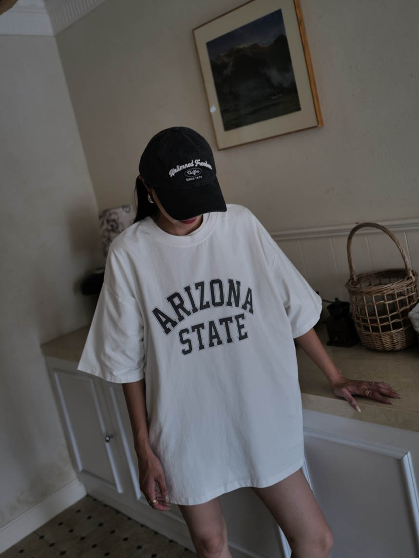 厚磅美式英文大T*4色