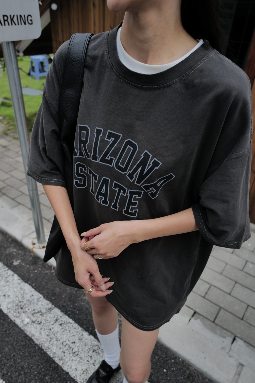 厚磅美式英文大T*4色