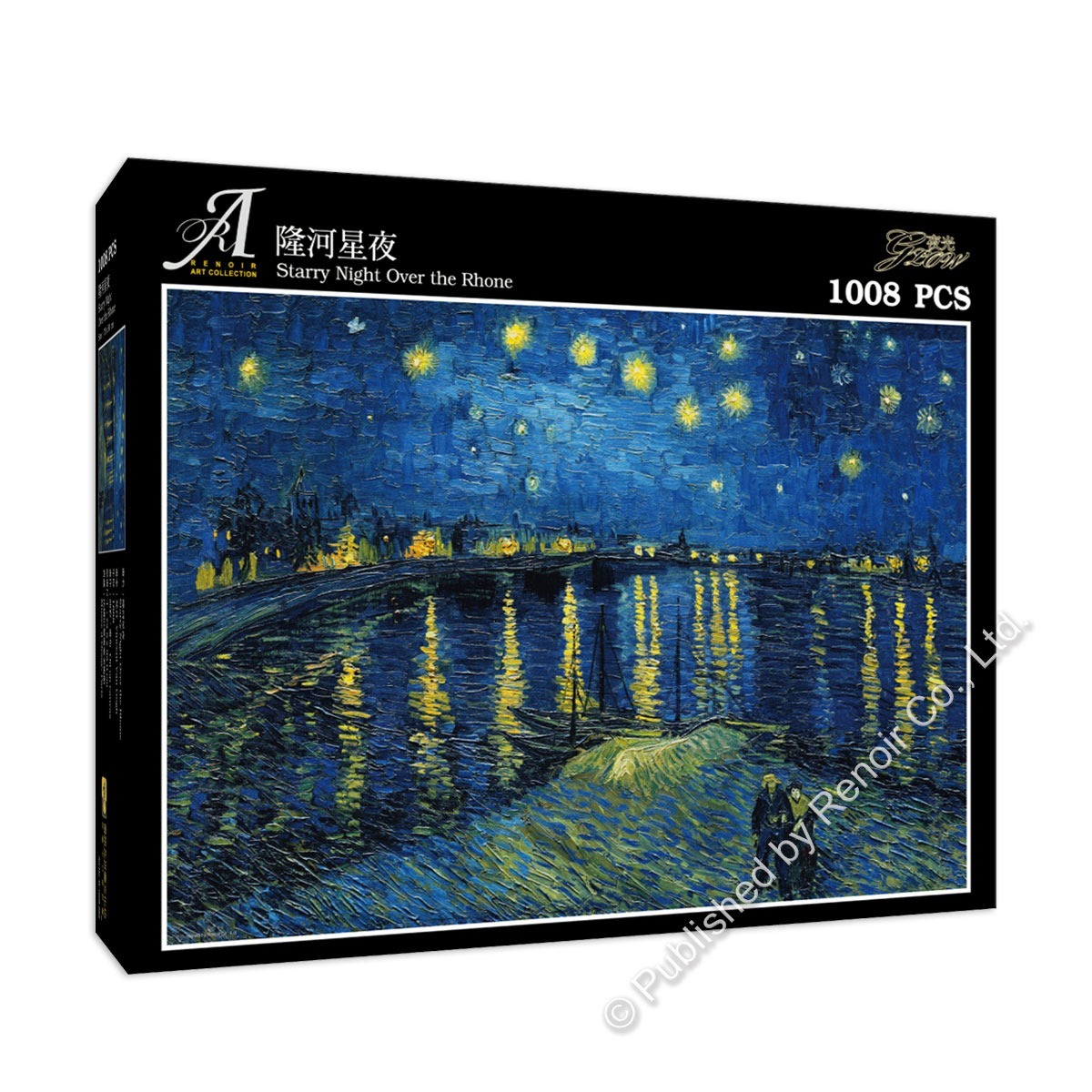 【雷諾瓦拼圖】隆河星夜/梵谷/夜光 II