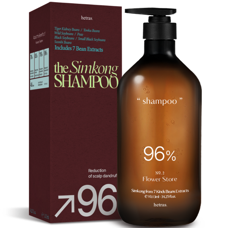 超大容量！！ hetras Simkong Perfume Anti-Hair Loss Shampoo 大豆蛋白防脫香氛洗頭水1013ml