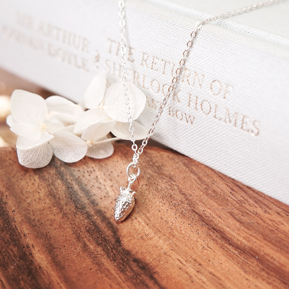 幸福莓滿 草莓 925純銀項鍊 女生項鍊 水果系列