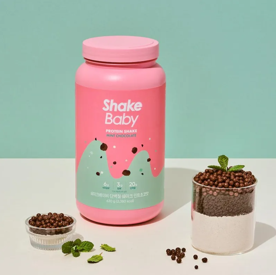 C5 Shakebaby Protein Shake 新版 630g - 薄荷朱古力