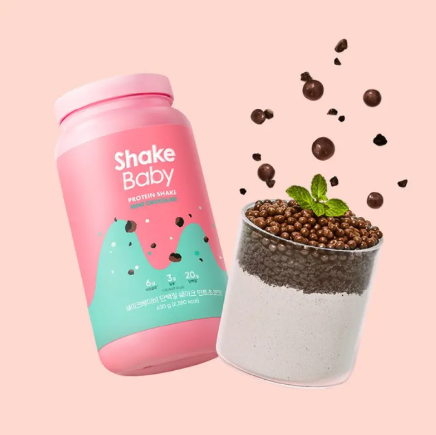 C5 Shakebaby Protein Shake 新版 630g - 薄荷朱古力