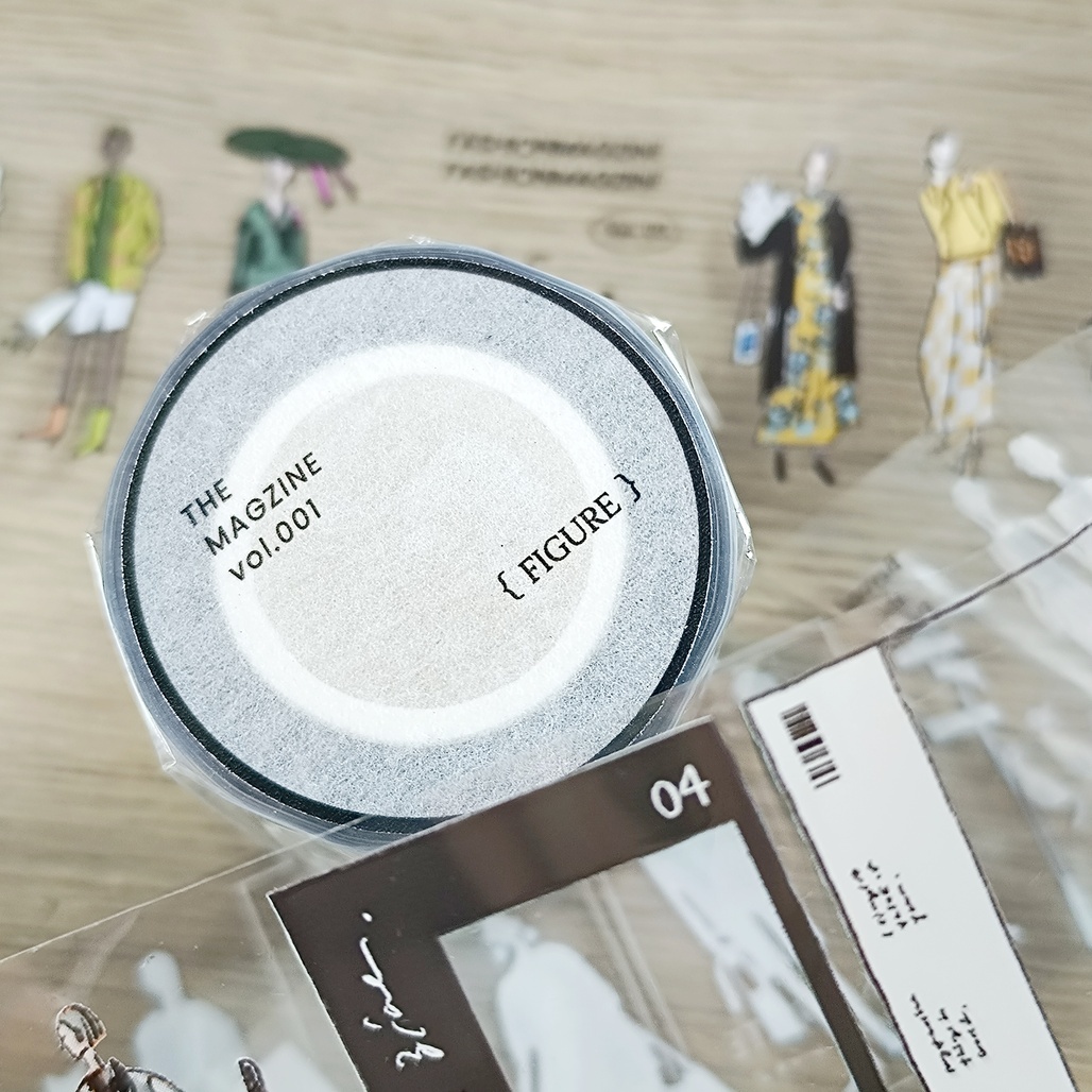 羊君．人群像 Figure Magazine 5cm亮面PET膠帶 <整捲/分裝>
