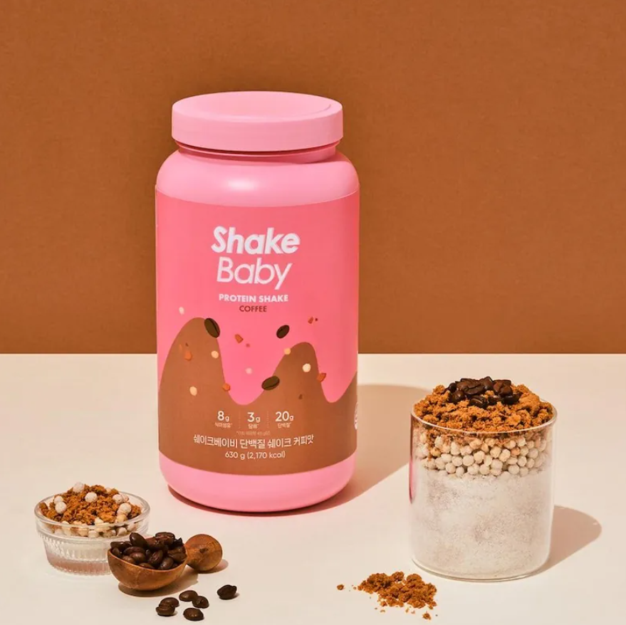 C7 Shakebaby Protein Shake 新版 630g - 咖啡