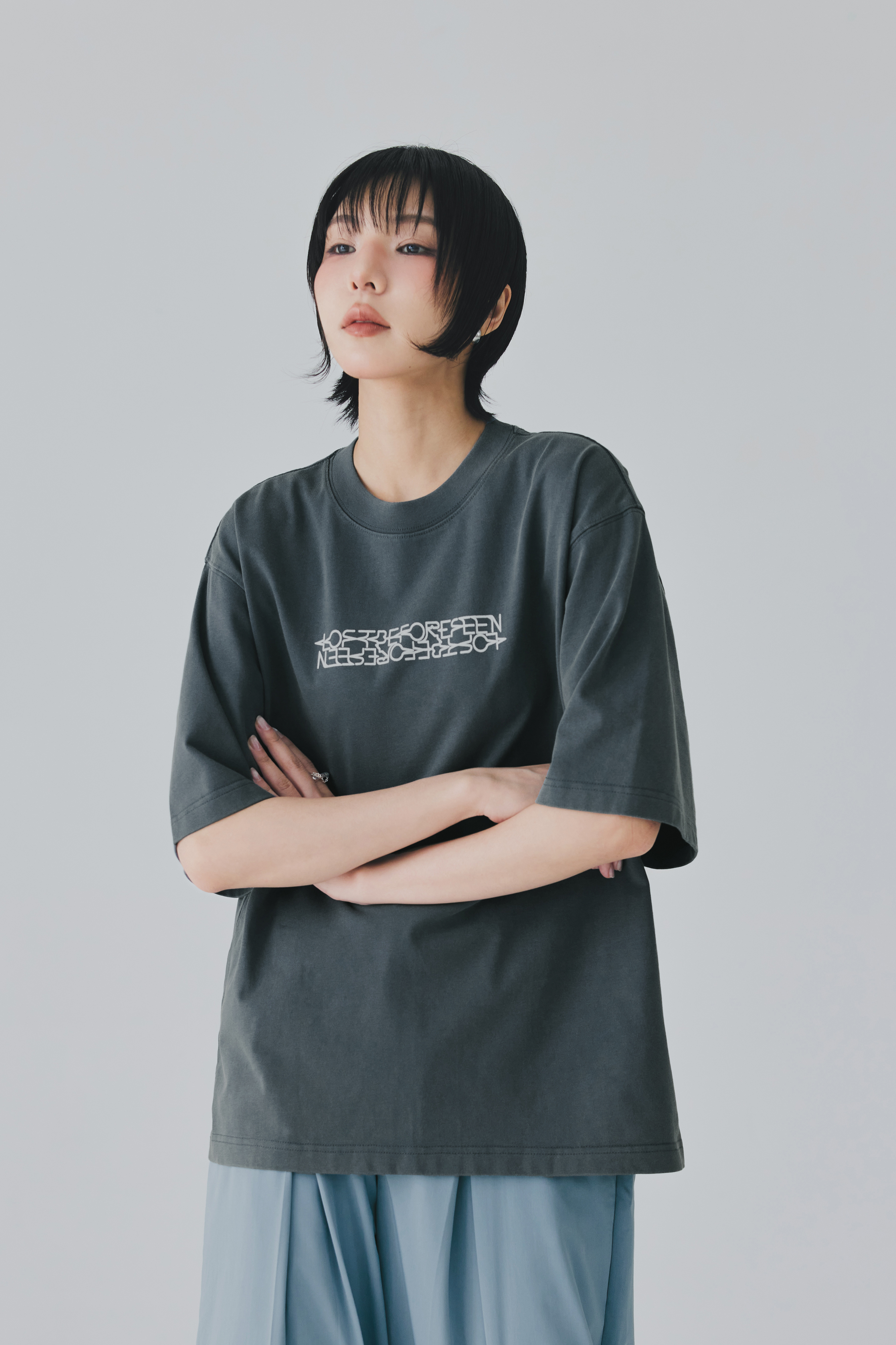 Abyss Echo Tee｜Cosmos Blue