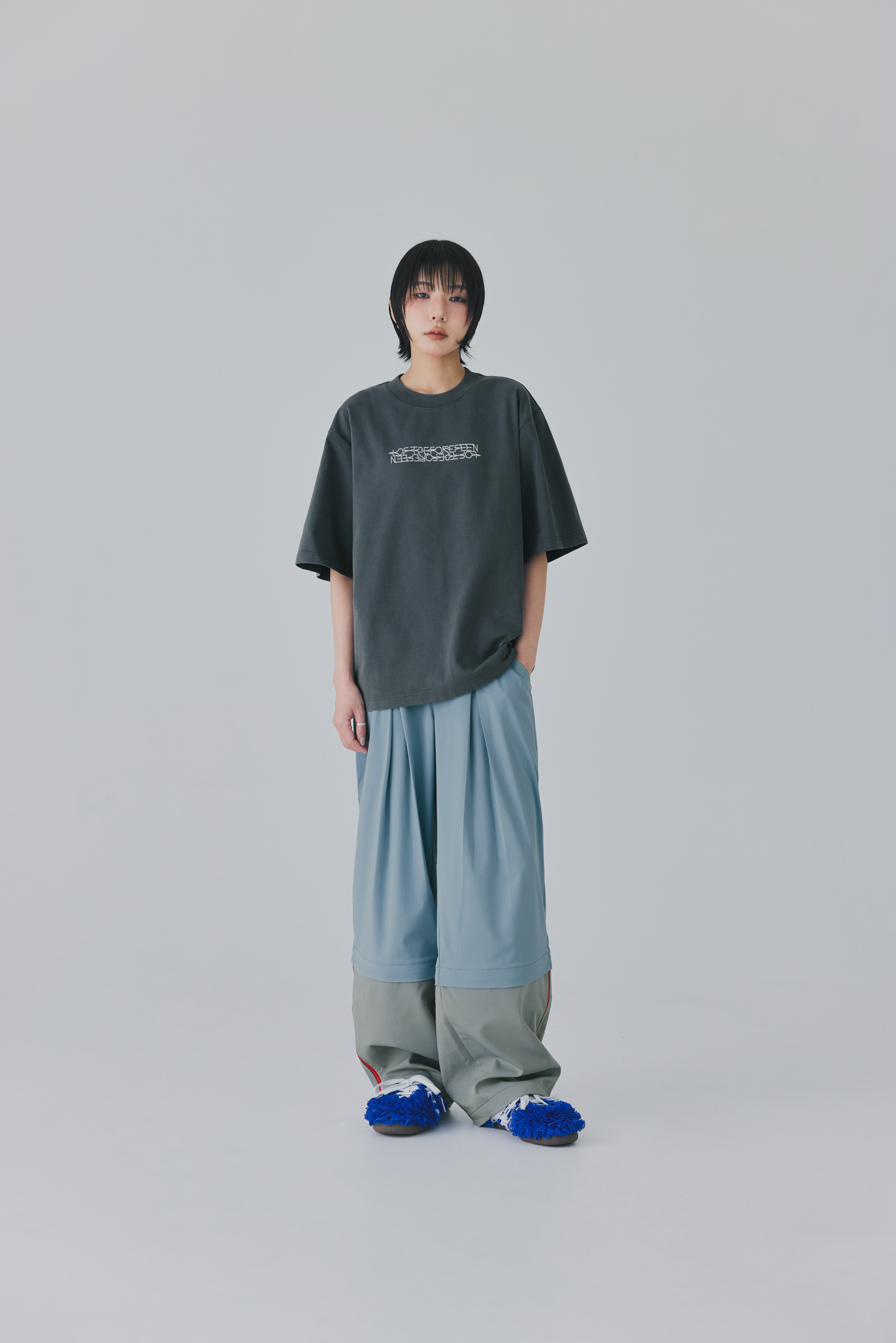 Abyss Echo Tee｜Cosmos Blue