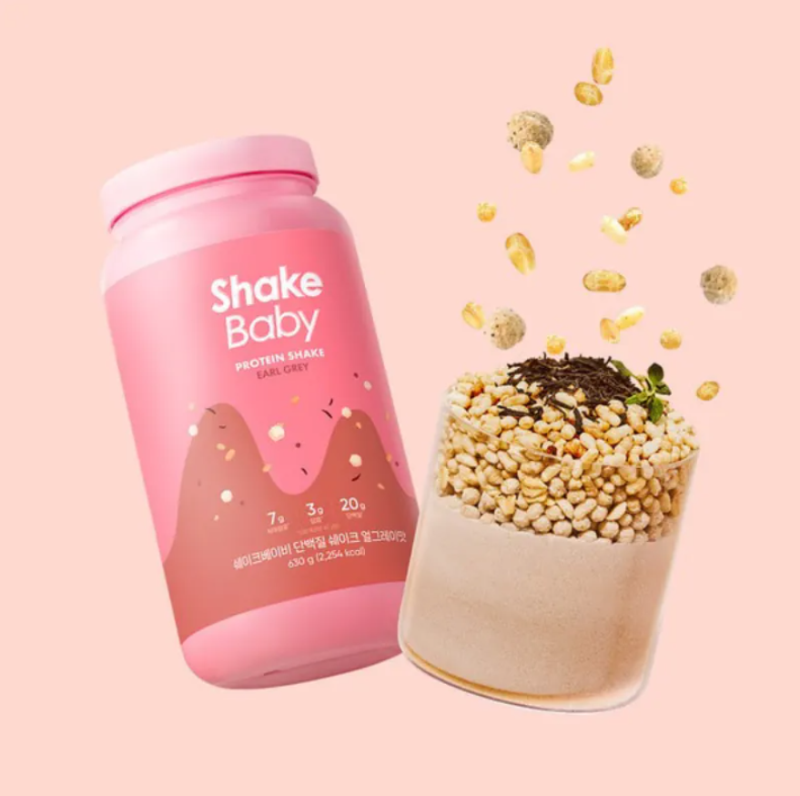 C8 Shakebaby Protein Shake 新版 630g - 伯爵奶茶