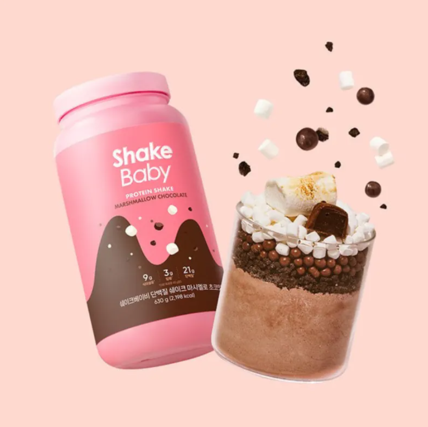 C9 Shakebaby Protein Shake 新版 630g - 棉花糖巧克力