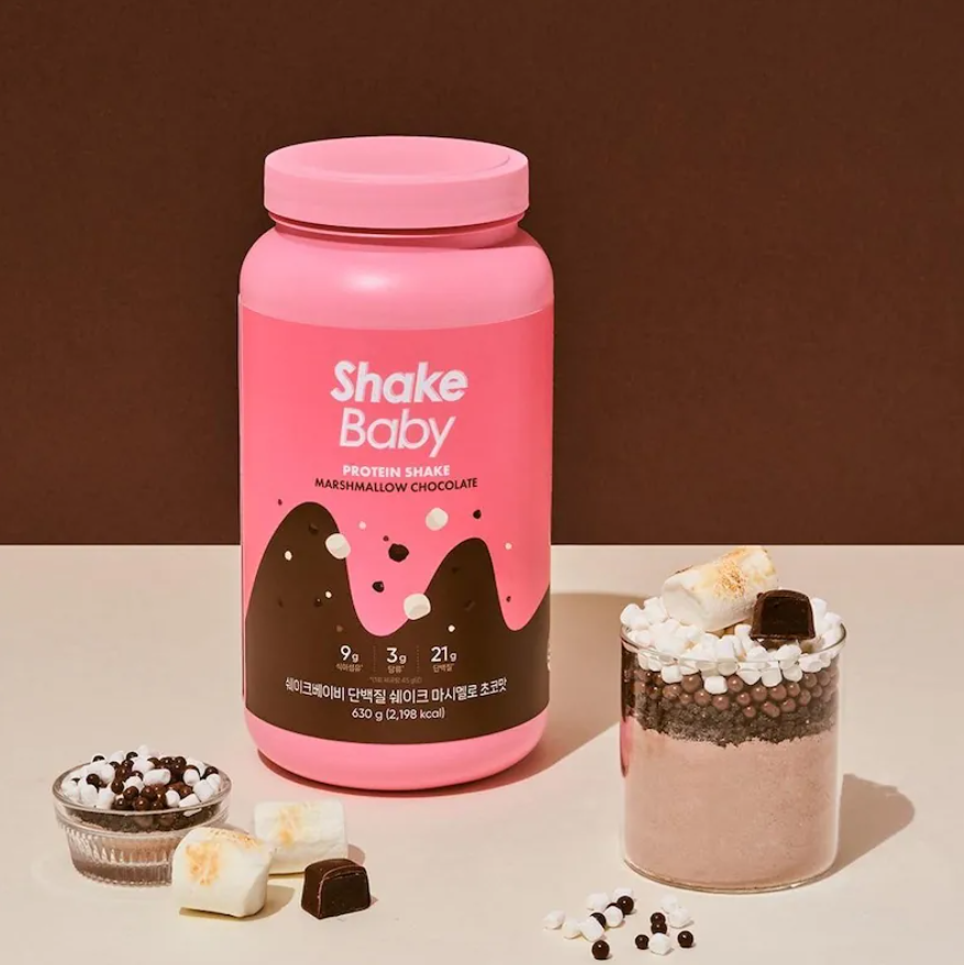 C9 Shakebaby Protein Shake 新版 630g - 棉花糖巧克力