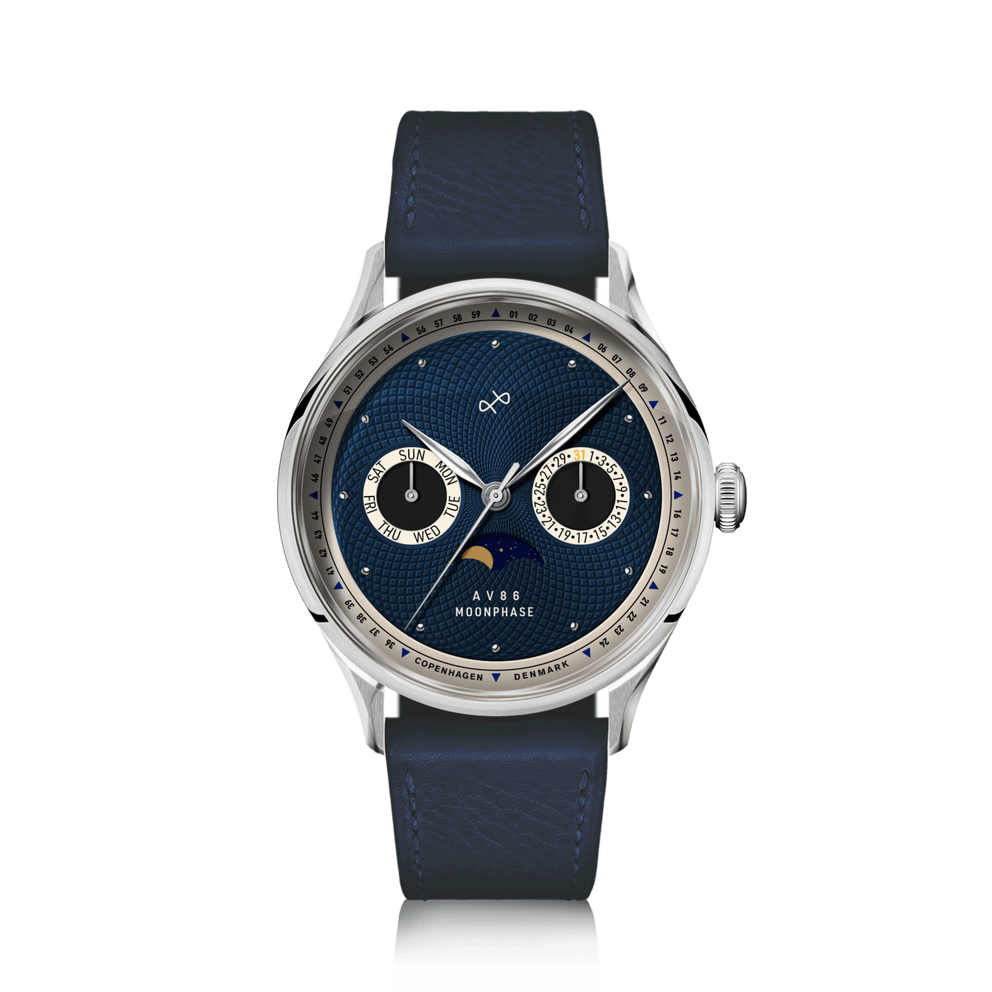 1968 Moonphase - Steel/Dark Blue