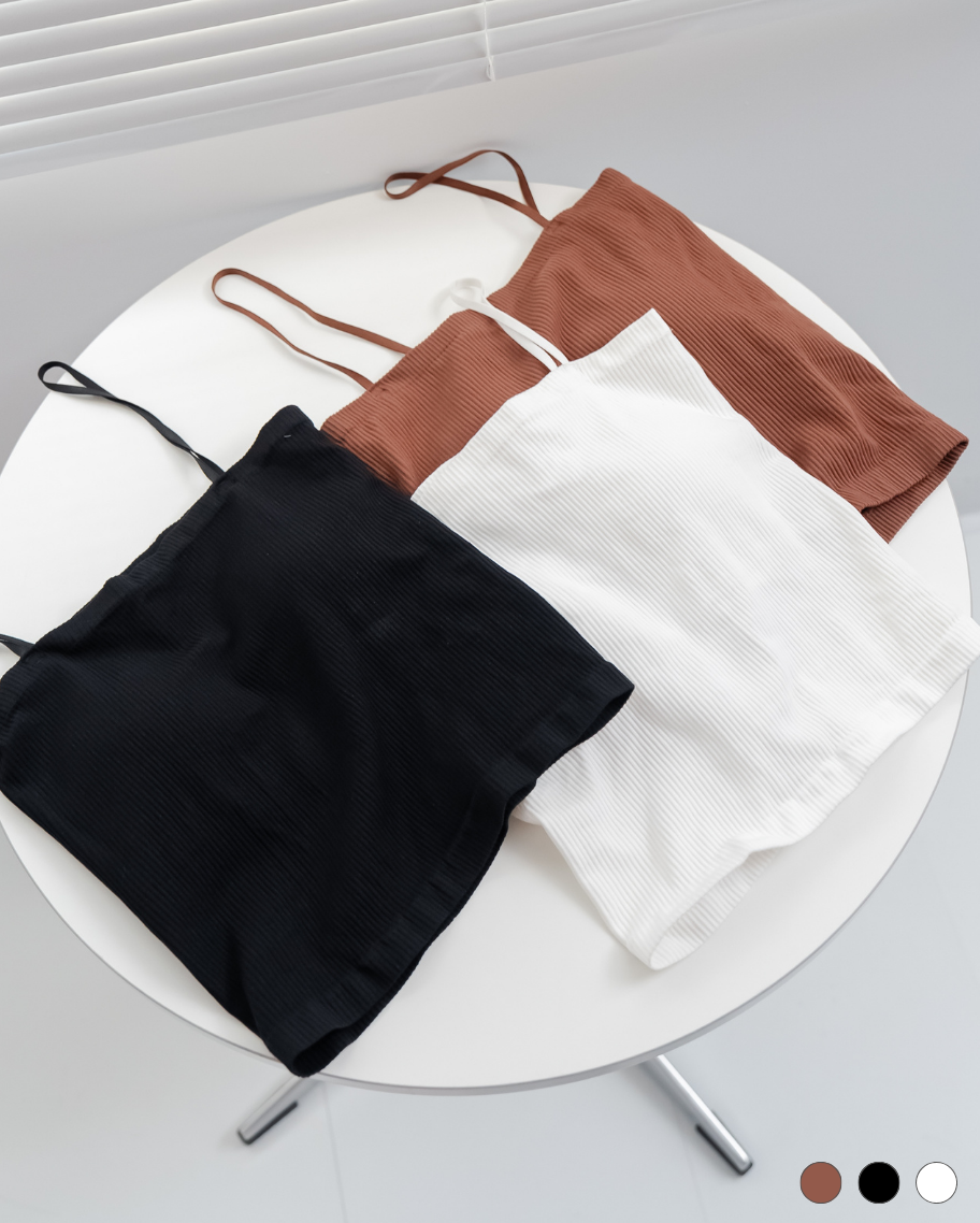 坑條細肩簡約小可愛