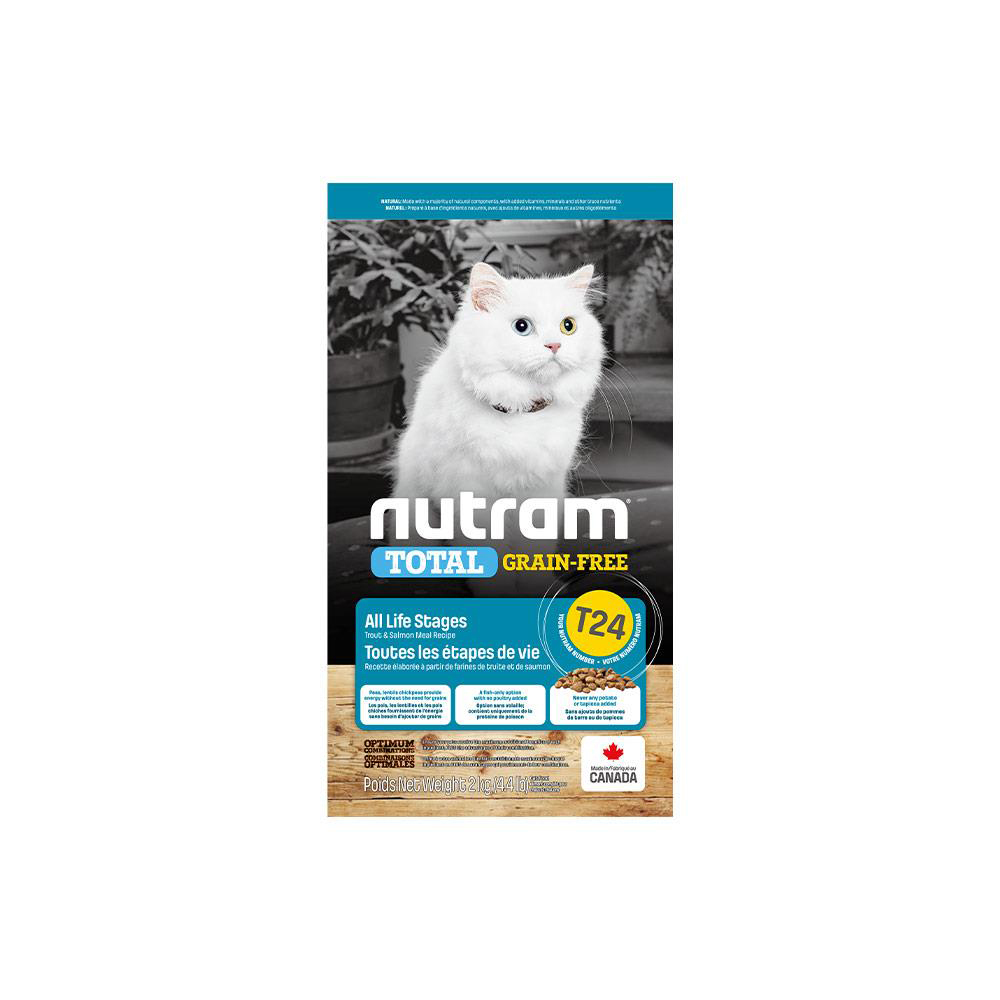 紐頓  T24 無穀全能系列 鮭魚+鱒魚挑嘴全齡貓 |貓飼料