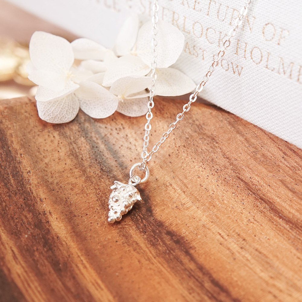 豐盛美好 葡萄 925純銀項鍊 女生項鍊 水果系列