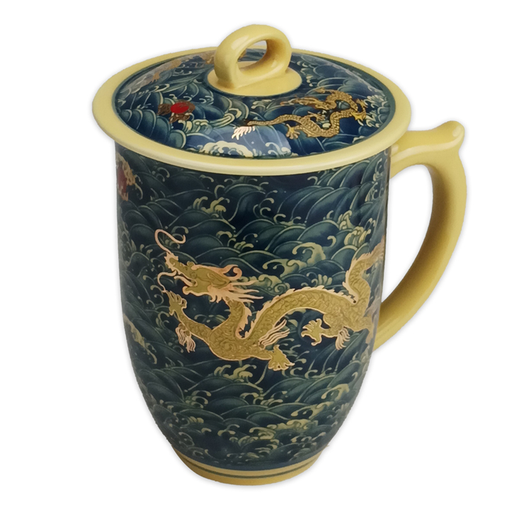 富貴金龍特大蓋杯組