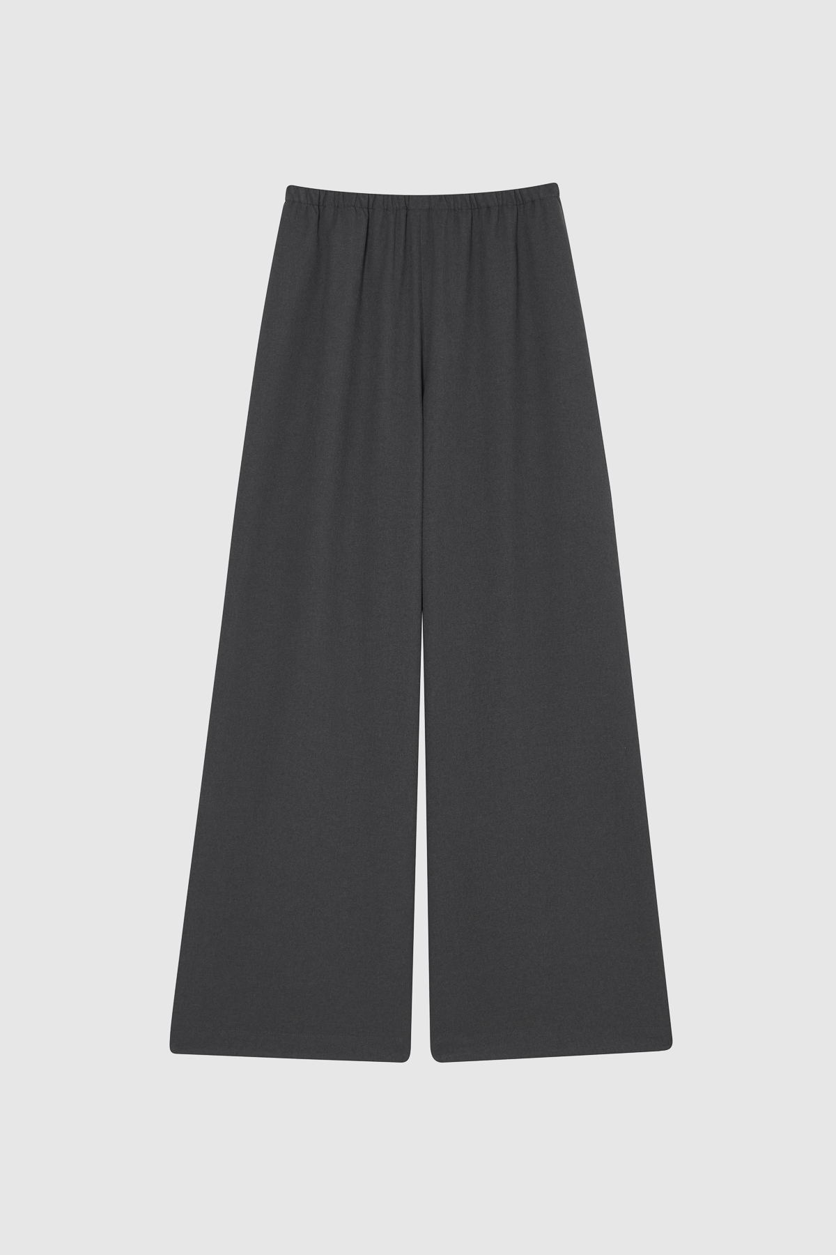 DELA 鬆緊帶長褲 女（深灰）