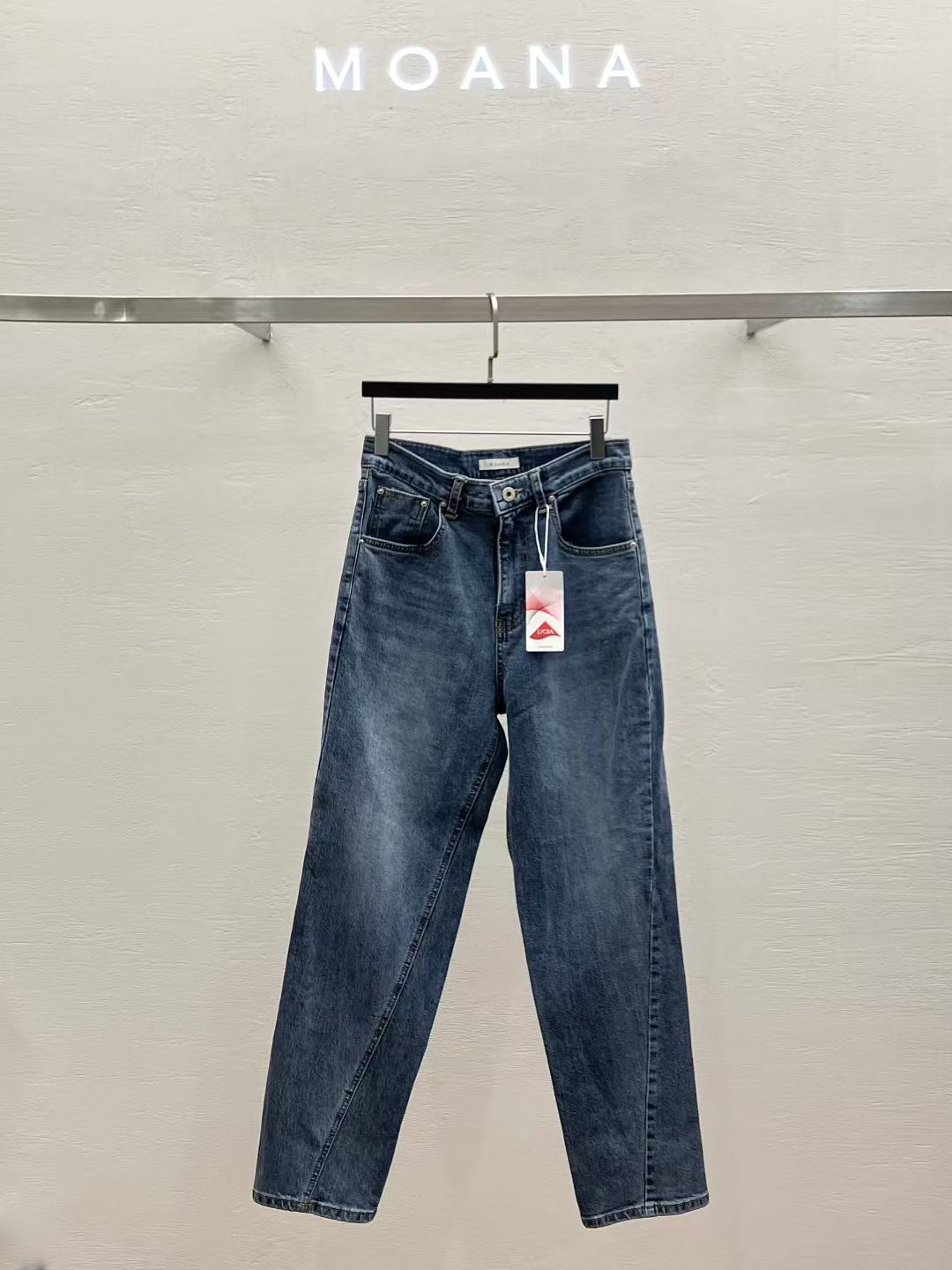 MK5028 鉛筆腳收腿型牛仔褲(S/M/L)