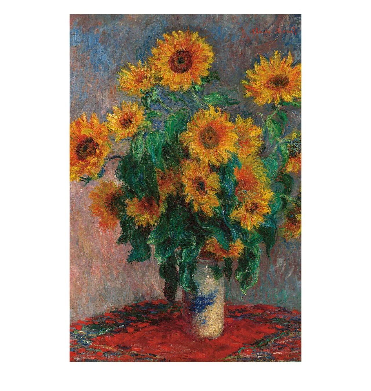 【雷諾瓦拼圖】向日葵花束/莫內