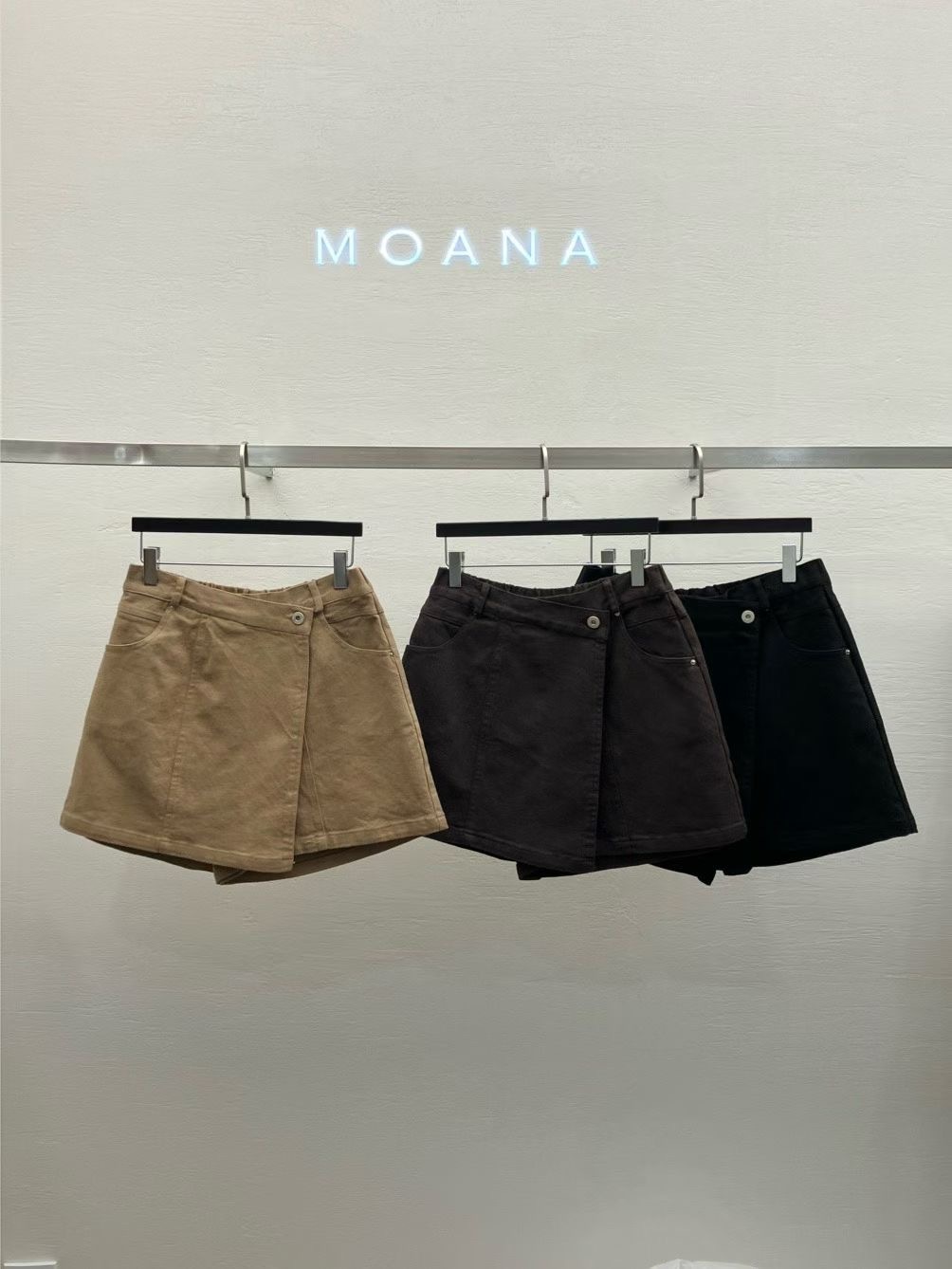 MK5034 前頁Y2K風格棉質料短裙褲(S/M/L)