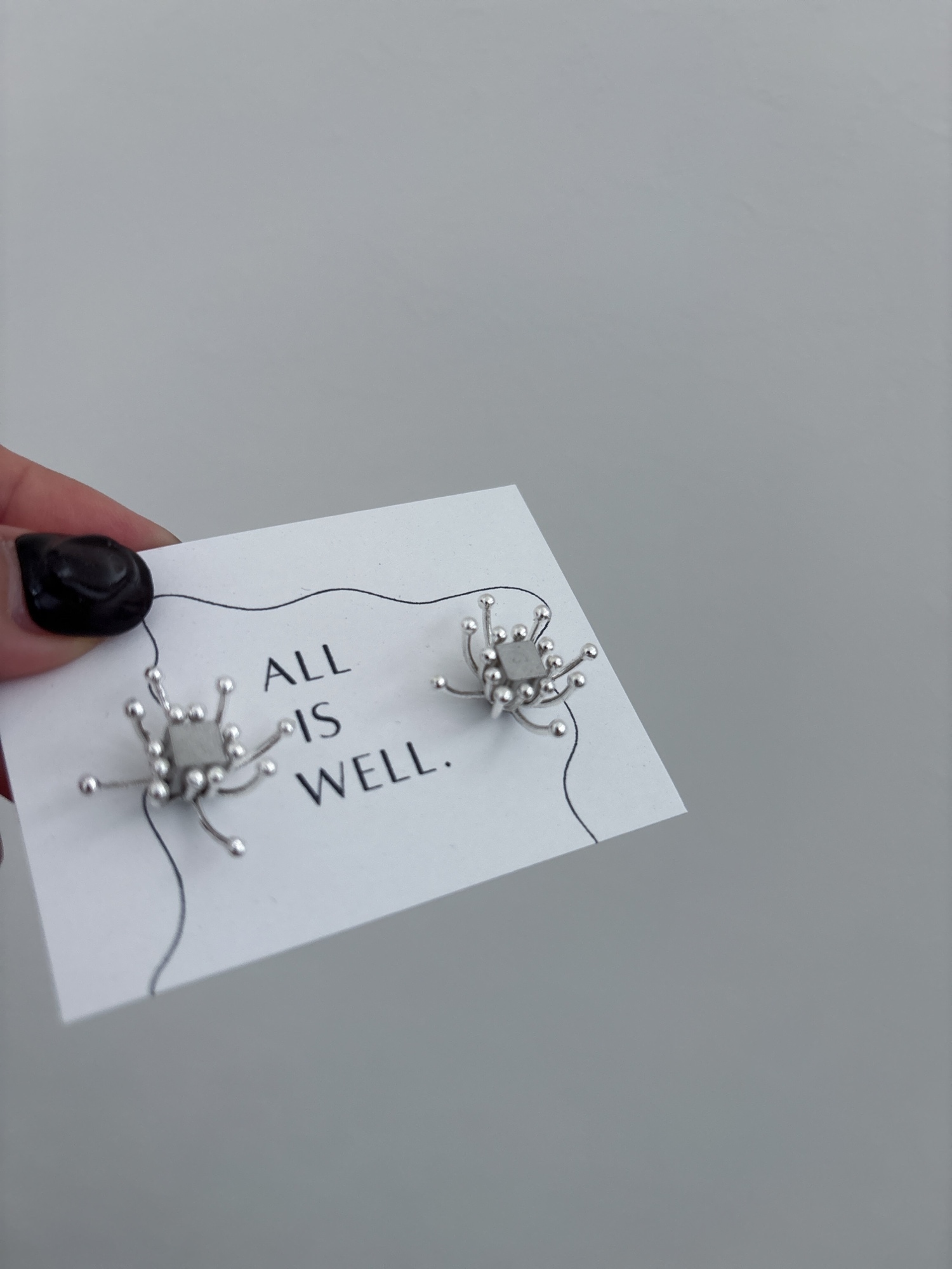 [ALL IS WELL.] ark. | 銀色耳針 | NO.52