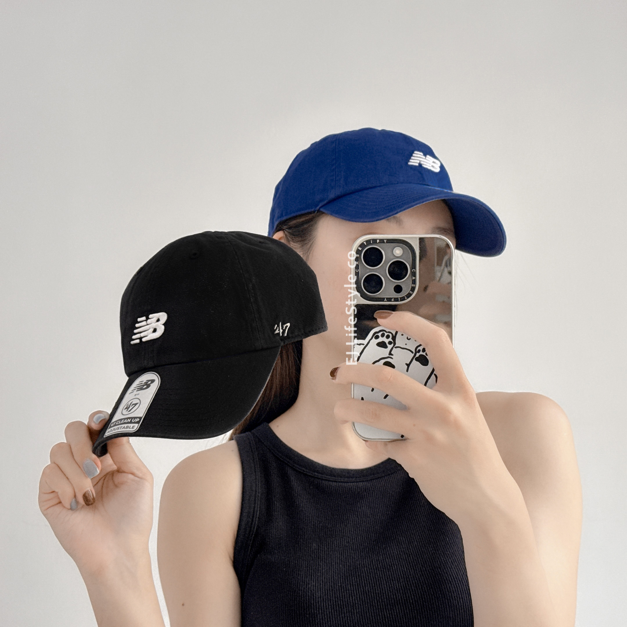 NEW BALANCE NB '47 Clean Up 經典LOGO老帽 刺繡 棒球帽 復古 黑 寶藍 米白 / 現貨