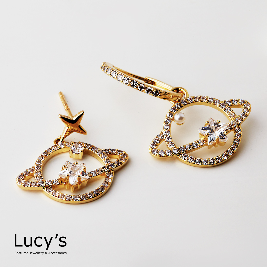 閃亮星球 易扣耳環 (124533)