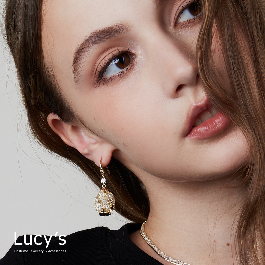 閃耀果實 耳勾耳環 (123558)