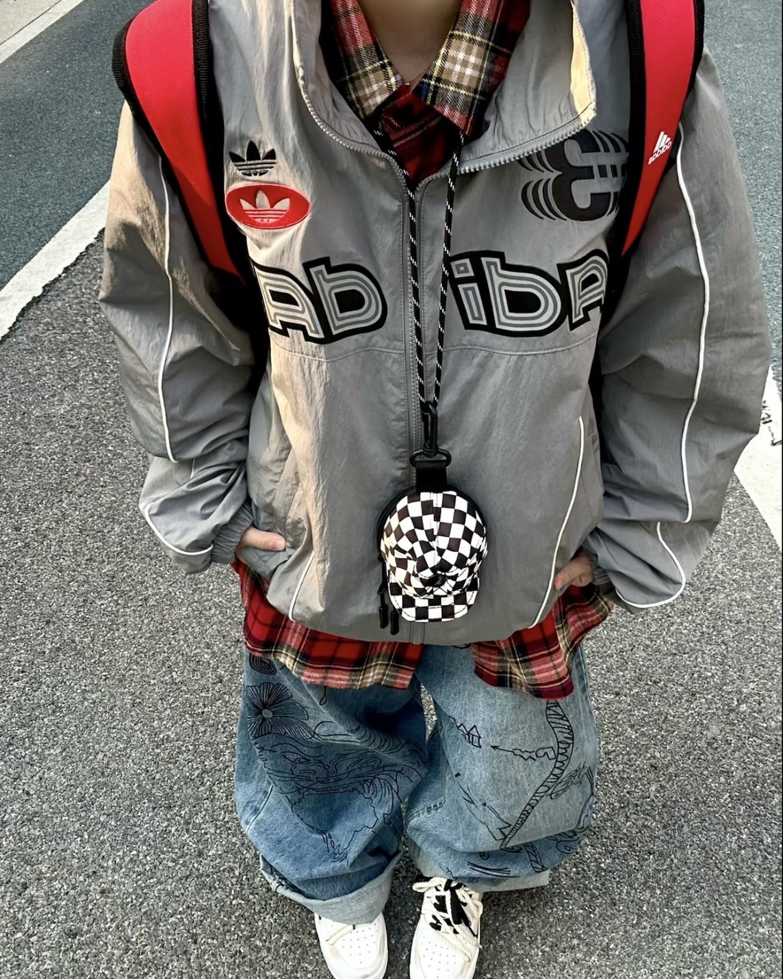 <超扯下殺>Adidas Originals 復古 賽車風 防風 透氣 立領 外套 2色