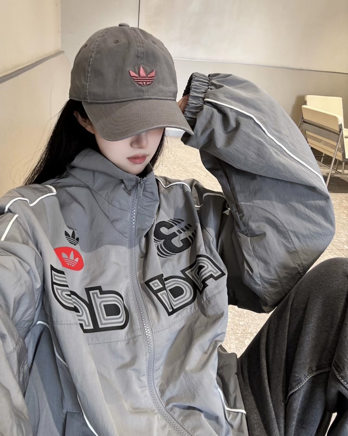 <超扯下殺>Adidas Originals 復古 賽車風 防風 透氣 立領 外套 2色