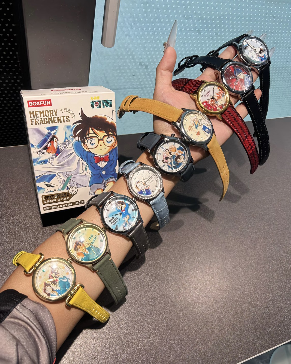 <正版授權>名偵探柯南手錶盲盒 第2彈 漫畫特輯 記憶碎片系列腕表