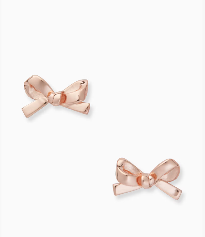 [S] KATE SPADE ROSE GOLD O0RU2908 SKINNY MINI EARRINGS, 98686757684 (SKS1679)
